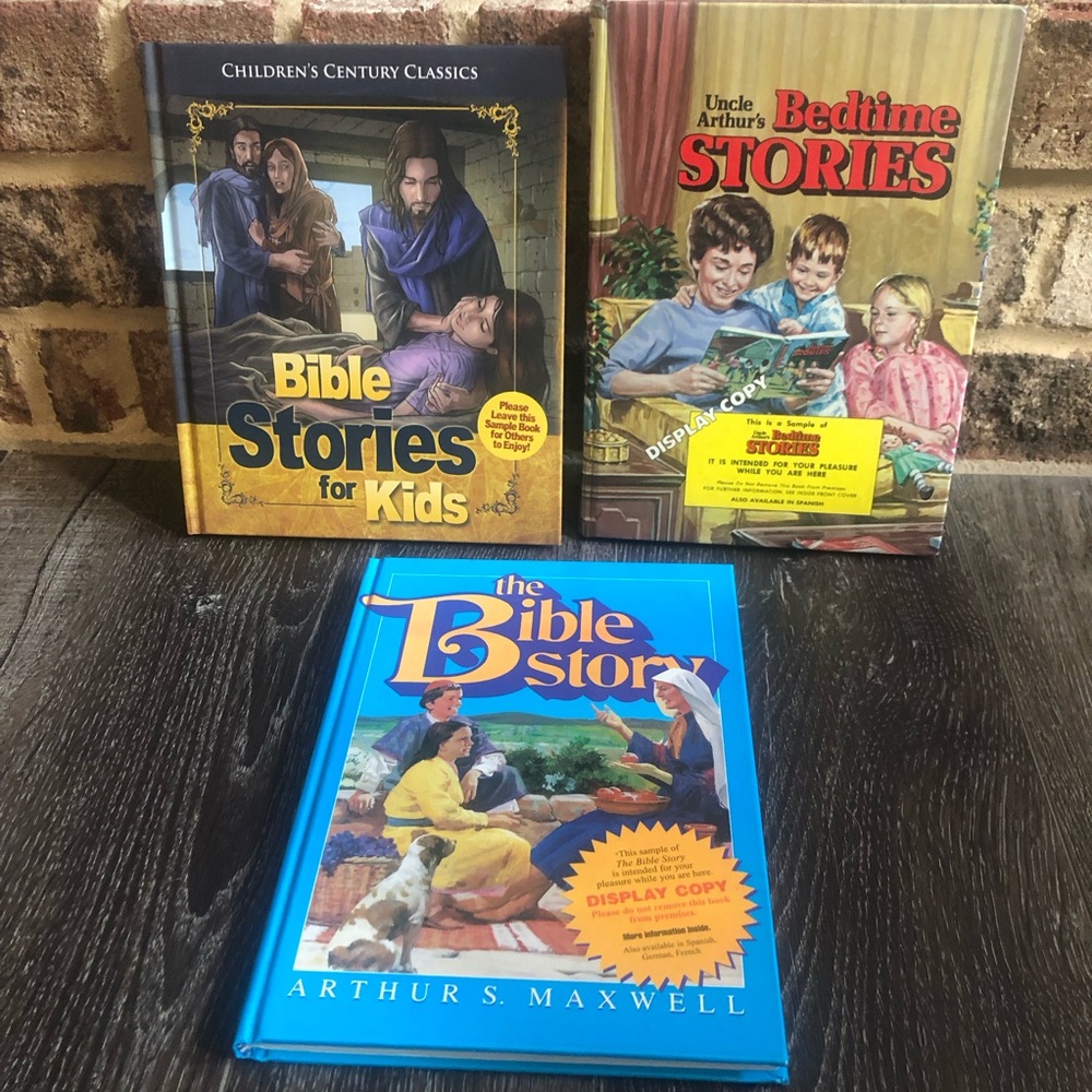Children's Bible Story Books Set